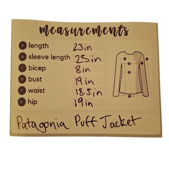 Patagonia Puff Coat Women's Size M - Picture 7 of 7